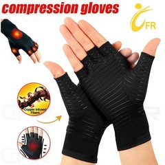Copper Infused Compression Arthritis Gloves Carpal Tunnel Joint Pain Circulation