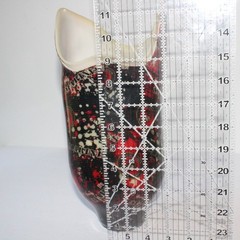 STUNNING BELOW-KNEE LEFT PROSTHETIC SOCKET RED-WHITE-BLACK U.S MARINES GRAPHICS