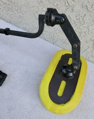 Invacare TDX SP Power Wheelchair Headrest + Cover + Post + Mount + Hardware