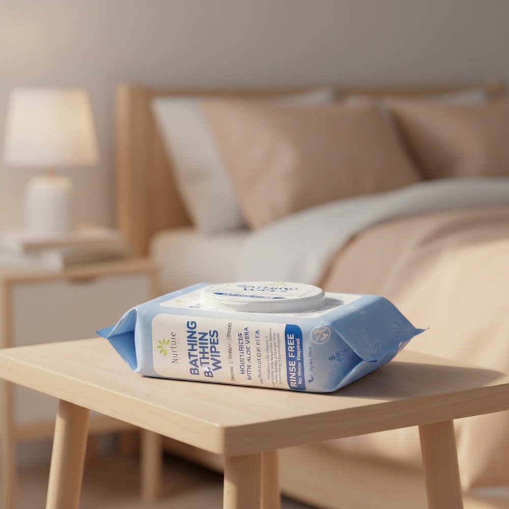 Disposable Aloe Vera Bathing Wipes – Soft, Alcohol-Free Cleansing for All Ages