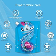 Softouch Ocean Breeze Fabric Conditioner by Wipro, 2L