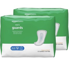 Amazon Basics Men’S Incontinence Guards, Maximum Absorbency, Moisture-Wicking wi