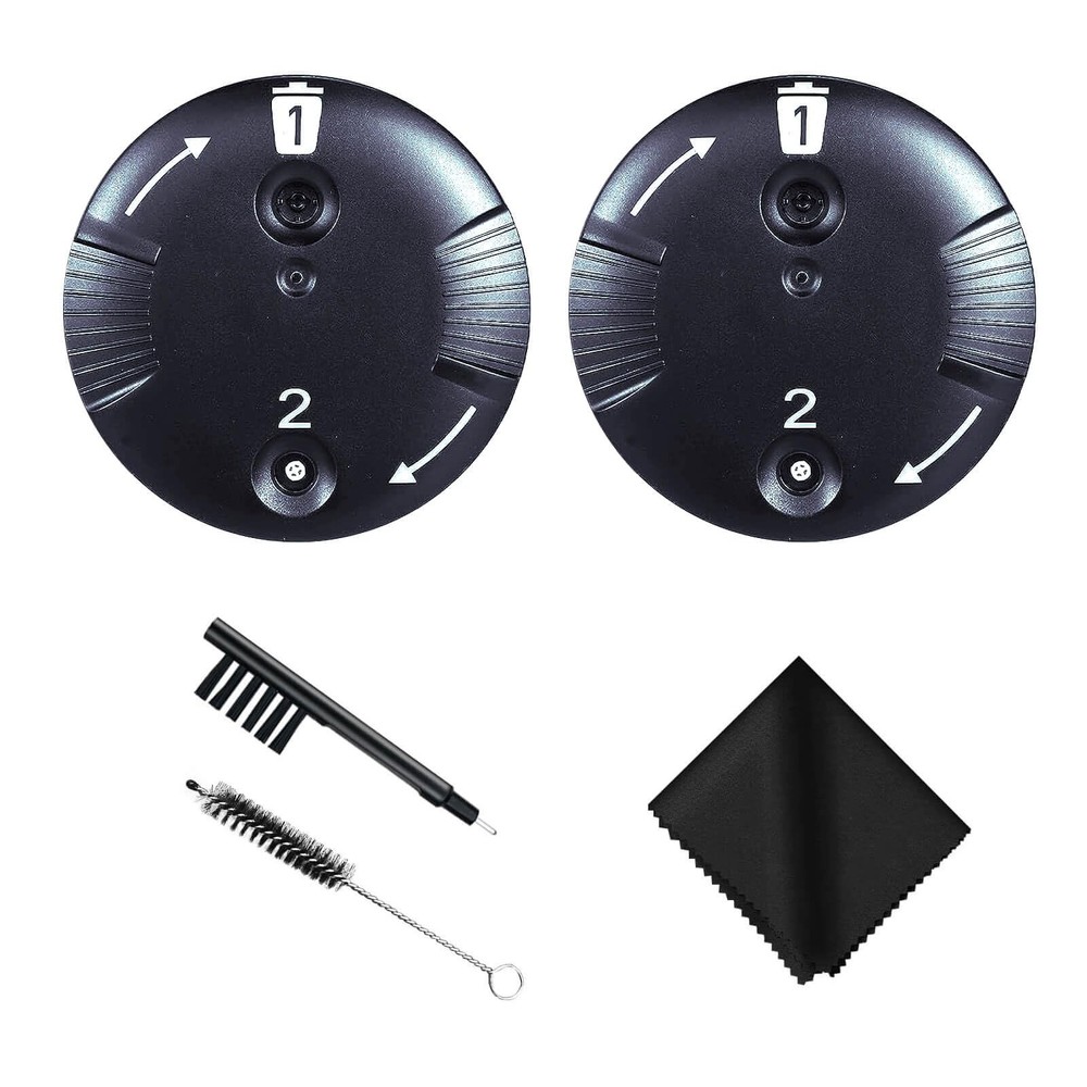 CeruGuard Disk Wax Guards for Phonak and Unitron RIC RITE Hearing Aids BLACK