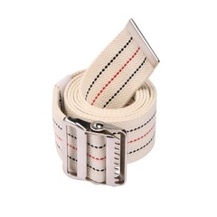 60 Inch Metal Buckle Transfer and Gait Belt for Standing and Walking Assistance