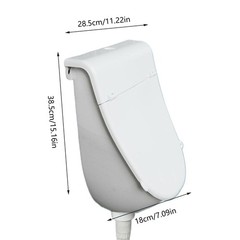 Male Urinal With Lid Adhesive Suction Adjustable No Drill Wall Mounted Urinal