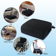 MABOZOO Extra Thick Chair Cushions,Office Booster Seat 18*16*6, Black
