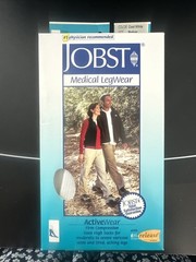 JOBST ActiveWear Knee High Compression Socks 20-30mmHg Cool White Sz Medium New