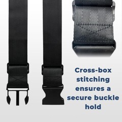 Adjustable Wheelchair Safety Belt 12-60in, Anti-Fall Seat Belt for Seniors & …