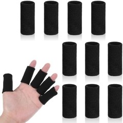 10 Pcs Finger Sleeves Protectors, Sport Finger Splints Elastic Thumb Splint Brac