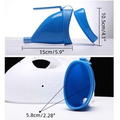 Unisex Female or Male Bed Urinal,YUMSUM Universal Potty Pee Bottle Collector Tra