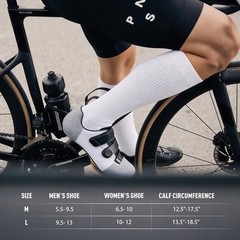 Bamboo Viscose Knee-High Compression Socks for Men & Women – 15-20mmHg Support