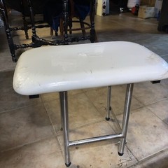 Bathware Shower Seat 22″x13″ Rectangular Padded Folding