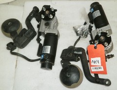 TWO WHEELCHAIR MOTOR QUANTUM DRVASMB1904 AND DRVASMB1903 WITH CASTERS AS PICTURE