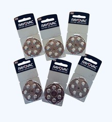 36X RAYOVAC EXTRA ADVANCED SIZE 312 PR41 HEARING AID BATTERIES 1.45V ZINC AIR