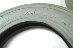 Pneumatic Treaded Tire, 8″ X 1 3/4″ (200×44), Light Gray Non-Marketing # 163-107