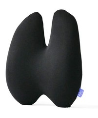 NEW Cushion Lab Lumbar Pillow Back Support Cushion Office Chair Car Black Strap