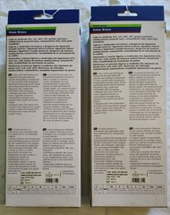X2 Actimove Knee Brace Wrap Around, Simple Hinges, Condyle Pads XL Black NIB Lot