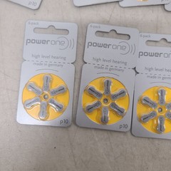 8 Packs Power One Size 10 Hearing Aid Batteries p10