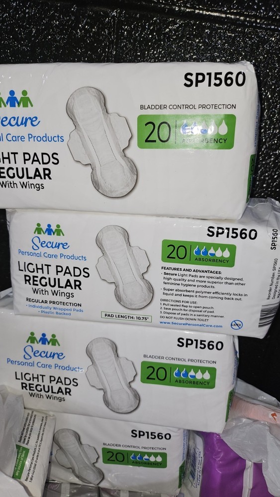 Secure Light Pads, 2″ X 10.75″ Long Regular 6 Pack