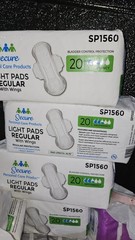Secure Light Pads, 2″ X 10.75″ Long Regular 6 Pack