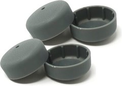 DELUXE Tuffcovers Walker Glide Caps – 2 Pairs (Gray)