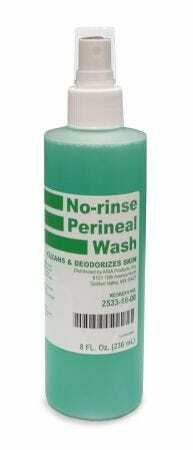McKesson Rinse Free Wash, Liquid, 8 oz. Pump Bottle, Herbal Scent, Case of 48