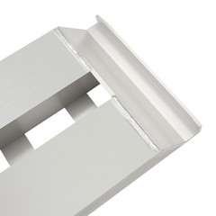 2Pcs 60″x12″ Aluminum 6000 LBS Truck Car Auto Trailer Ramps Hook End Knife New