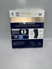 Copper Fit Elite Compression Knee Sleeve L/XL 16”-20” With Airflow Technology