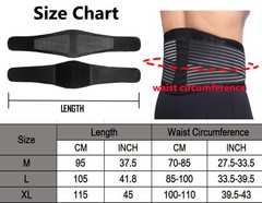 Medical Lumbar Support Lower Waist Back Belt Brace Pain Relief For MenWomen