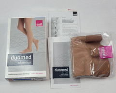 Medi Duomed Medical Compression Stockings 15-20mmHg SMALL Thigh w/tb Petite