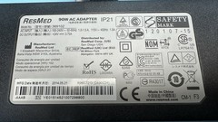 ResMed 369102 90W AC Adapter Power Supply 24V 3.75A 3-Pin Tested Working
