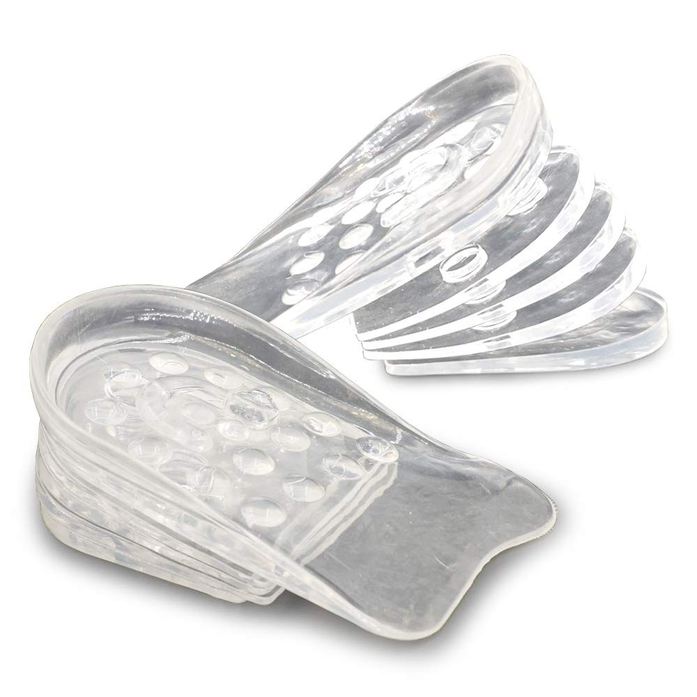 Dr.Foot Adjustable 5-Layer Height Increase 1 Count (Pack of 1), Transparent