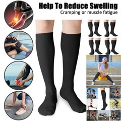 3 Pairs Best of Compression Socks Suitable for Running, Traveling, Nursing Socks