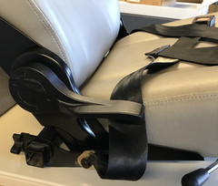 JAZZY select 6 seat LEATHER seat assembly see pictures!
