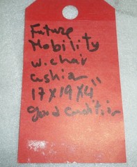 FUTURE MOBILITY WHEELCHAIR CUSHION 17X19X4 INCH GOOD CONDITION