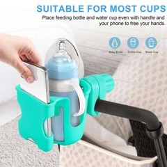 US Universal Cup Bottle Phone Holder For Wheelchair Stroller Walker Bike Scooter