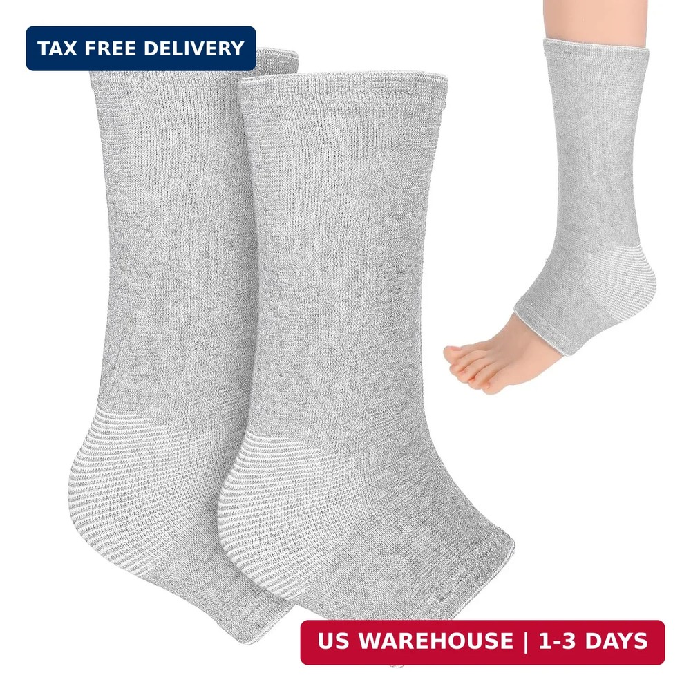 Bamboo Compression Socks, Suitable Foot Sleeves, Soft Bamboo Foot Ankle Sleeves