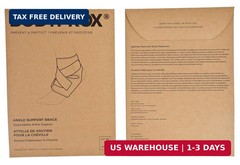 Bodyprox Ankle Support Brace, Breathable Neoprene Sleeve, Adjustable Wrap! (1 Pa