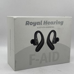 Royal Hearing , Hearing Aids for Seniors with Bluetooth F-AID Black With Case