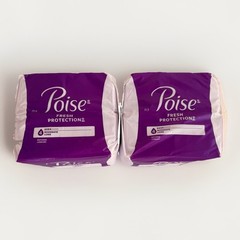Pack of 2 Poise Fresh Protection Women’s Size Medium Postpartum Pads 108 CT