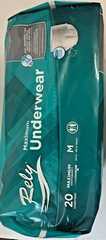 Rely Maximum Absorbency Underwear Medium 20 Count Adult Protective 2 Packs