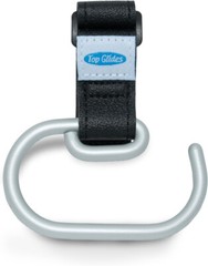 Top Glides Aluminum Flat Swirly Hook for Walkers – 1 Hook