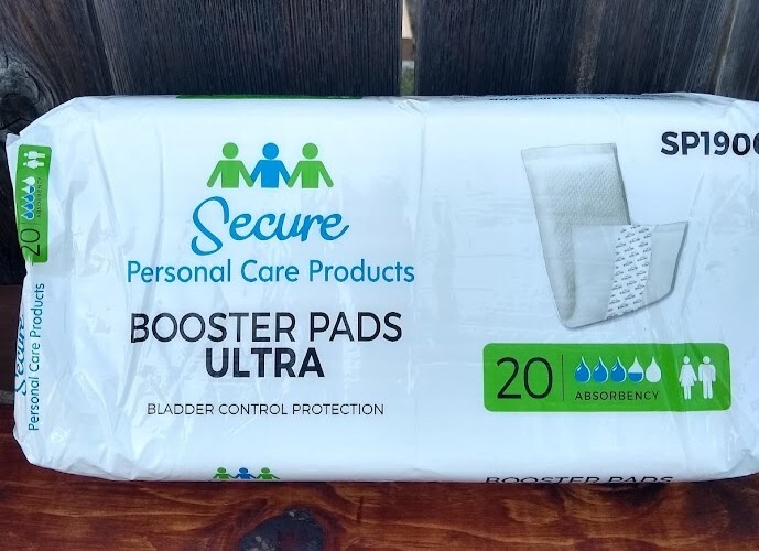 Secure Bladder Leak Pads 20 pack for Men and Women Moderate Protection Pad 13