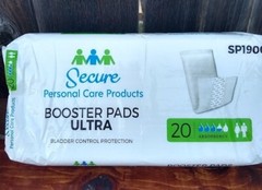 Secure Bladder Leak Pads 20 pack for Men and Women Moderate Protection Pad 13
