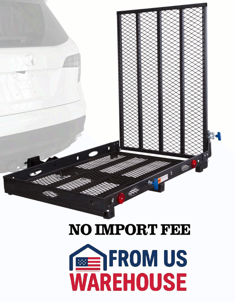 Silver Spring SC400-V2 Steel Scooter Wheelchair Carrier w/ Ramp 500 lb Hitch