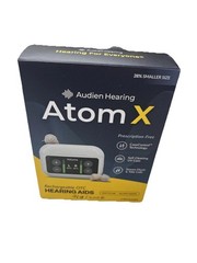 Audien Atom X Hearing Aid For Seniors & Adults with Hearing Loss Noise Canceling