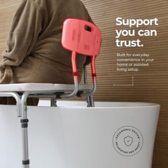 Transfer Bench for Bathtub – Adjustable Shower Chair for Elderly and Disabled
