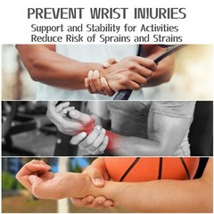 Wrist Hand Brace Support Carpal Tunnel Sprain Arthritis Gym Splint Left / Right