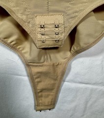 Design Veronique #165 Non-Zippered Torso Brief Surgical Garment Champagne XL