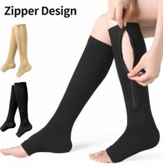 1/3Pairs Open Toe Toeless Compression Socks(15-20Mmhg) for Men and Women Support